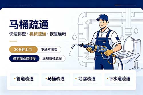 玉门马桶疏通