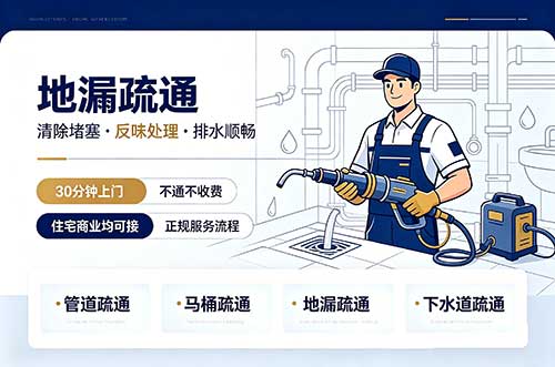 玉门地漏疏通