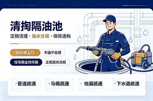 玉门清掏隔油池